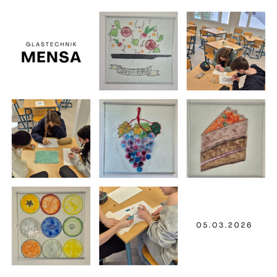 Glaskunst f&uuml;r die Mensa